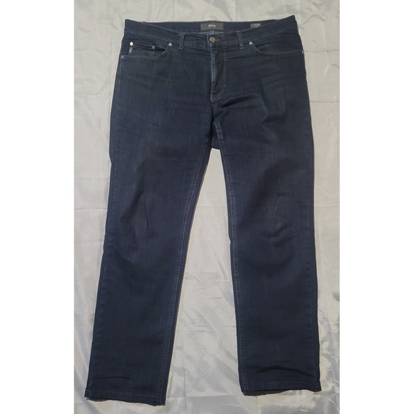 Brax Cooper Denim Mens 40x34 Blue Denim Stretch Straight Comfortable Jeans EUC‎ - Picture 1 of 15